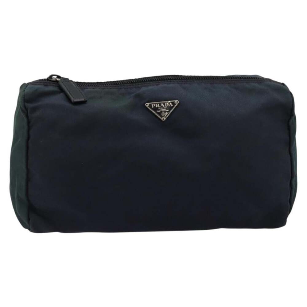 Prada Nylon Pouch Navy